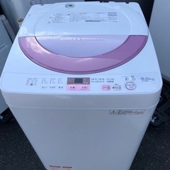 福岡市内配送設置無料　シャープ SHARP ES-GE6A-P [全自動洗濯機(6.0kg) ピンク系]