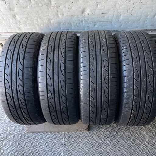 バリ山　DUNLOP ダンロップ　LEMANS LM704 225/55R17 夏タイヤ　2015年製　17インチ