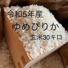 (全て取引先決まりました)🌾新米🌾令和5年『ゆめぴりか』玄米30...