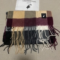 洋服の青山　カシミヤ100%マフラー