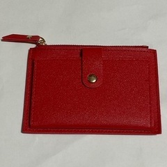 ミニ財布　レッド
