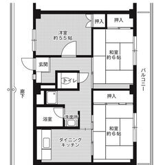 ◆敷金・礼金が無料！◆ビレッジハウス前原3号棟 (303号室)