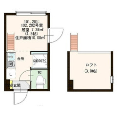 ✨敷金/礼金0円 ✨ 初期安物件💥保証人不要・ 金融ブラック・水商売・無職OK😄 ＪＲ中央本線 西荻窪駅 徒歩10分❗️杉並区西荻南１丁目  地図を見る❗️M37983 - 杉並区