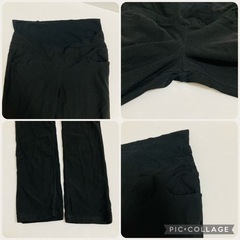 【犬印本舗】らくちん　マタニティスキニーパンツ　10分丈　Lサイズの画像