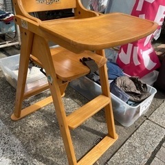 カトージ　チャイルドチェアー　ベビーチェアー　木製