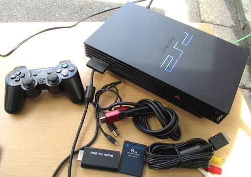 ☆ソニー SONY SCPH-50000 Play Station2 プレイステーション2本体一式◆DVDデッキとしても