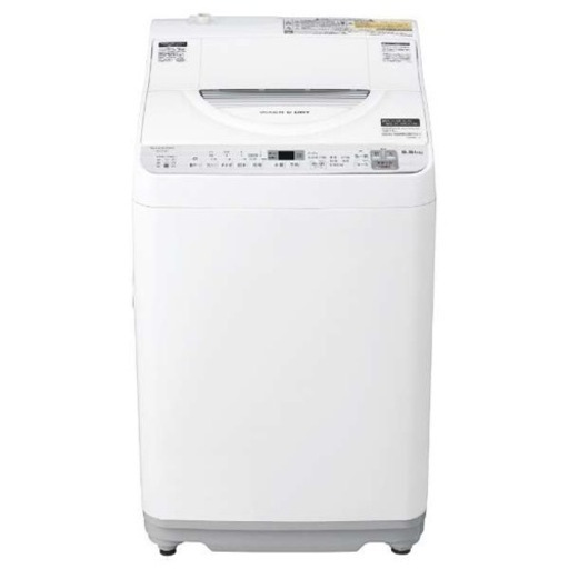 ES-TX5C-S 縦型洗濯乾燥機 シルバー系 [洗濯5.5kg /乾燥3.5kg /ヒーター乾燥 /上開き]