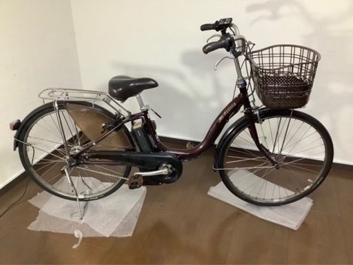 201 ブリヂストン新機種電動アシスト自転車assista26インチ　ブラウンアルミ