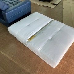 差し上げます。1人用　脚付きリクライニング式　中古品　合成皮革　未使用品の画像