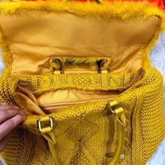 &choudtte ニットファートートバッグの画像