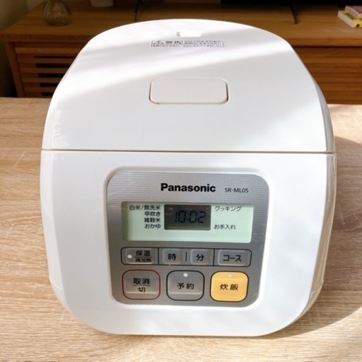 Panasonic 炊飯器　3合　SR-ML05 内容必ず確認してください
