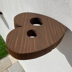 ハート型　ウォールシェルフ　サイドテーブル