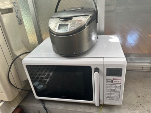 電子レンジ　炊飯器セット