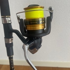 ★シマノ FX4000とアルフレッドシーバスのロッド どちらも美品‼️の画像