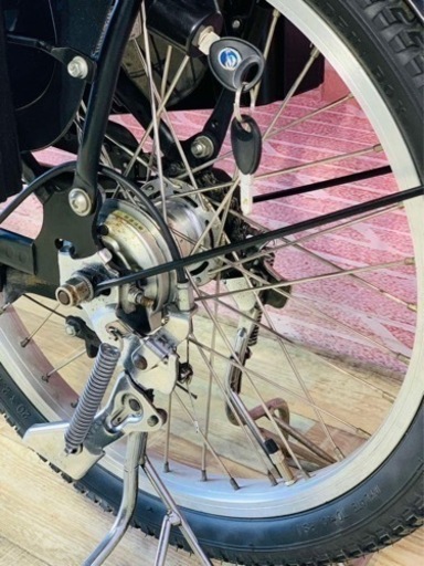❷5748子供乗せ電動アシスト自転車Panasonic20インチ良好バッテリー