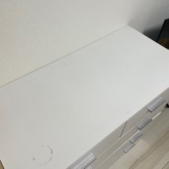 大容量収納チェスト 全面化粧仕上げタンスの画像