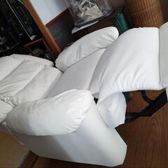 手動ラウンジチェア（ホワイト）の画像