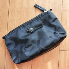 COACHコーチ ミニポーチ黒