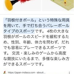 インディアカ練習会　初心者向け11月5日18時より