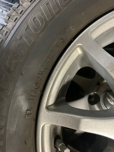 155/65r13 ブリヂストン　冬タイヤホイールセット