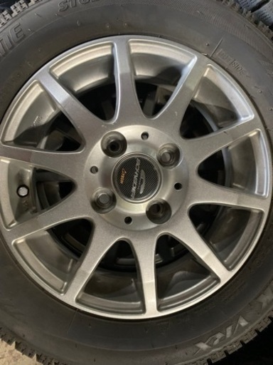 155/65r13 ブリヂストン　冬タイヤホイールセット