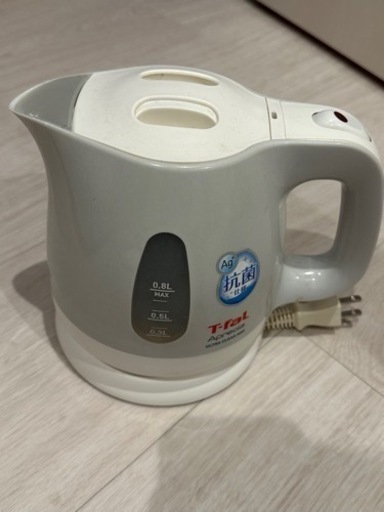 ティファール 電気ケトル 0.8L アプレシア ウルトラクリーン ネオ 抗菌 パールホワイト KO3901JP