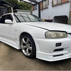 日産 スカイライン HR34 5MT RB20DE セダン 4ドア