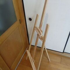 世田谷区近辺配送可能　スケッチ台　デッサン額縁　木製　幅52㎝×高さ150㎝の画像