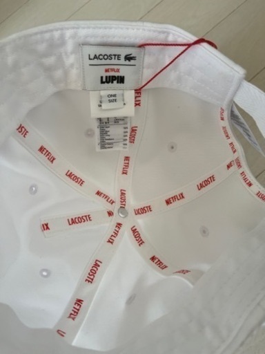 未使用LACOSTEキャップ