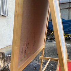 取り引き中　IKEA イーゼル　黒板　ホワイトボードの画像