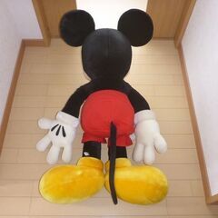【値下げ】ミッキーマウス　XL　巨大ぬいぐるみ　ディズニー公式の画像