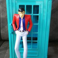 ルパン三世テレフォンボックス型ケース & フィギュアの画像
