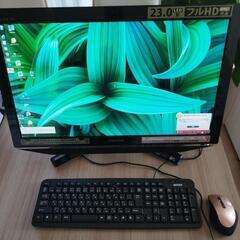 東芝 一体型パソコン23型 LED dynabook REGZA PC D731