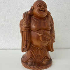 【完売】【美品】七福神　布袋　布袋尊　木彫り　レア