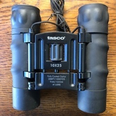 ‼️値下‼️双眼鏡(tasco#168RB)10×25の画像