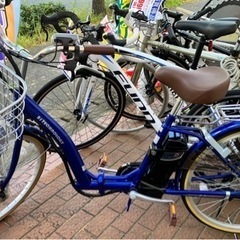 ⭐️未使用品⭐️ 21TECHNOLOGY 24インチ 電動アシスト折畳自転車 ブルー 
