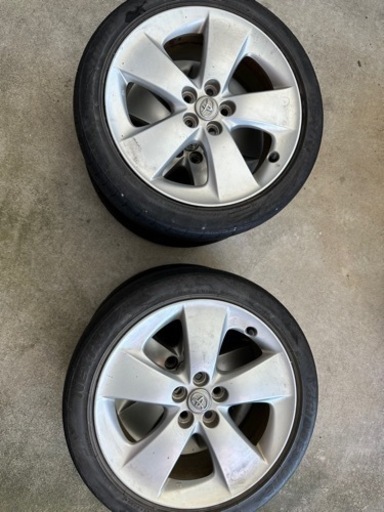 トヨタプリウス　純正アルミホイール　15インチ　215/45/r17