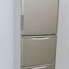 激安 先着順♪ SHARP シャープ 350L ノンフロン冷凍冷蔵庫 どっちもドア 両開き SJ-W352D-N 2018年製【623】 