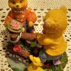くまさんとアヒルの画像