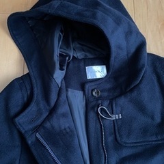 紺のコート　レディース　Lサイズの画像