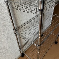 3段ステンレスラックの画像