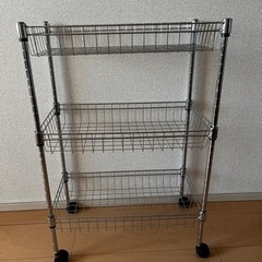 3段ステンレスラックの画像