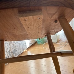 少々難あり🥲アンティーク　英国　ERCOL(アーコール) ダイニングテーブル&チェア4脚　セットの画像