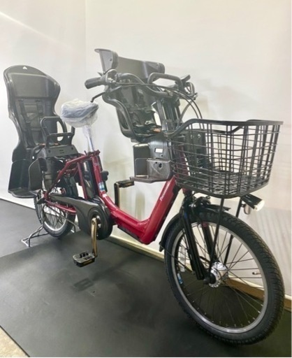 1都4県全域送料無料　業界最長12ヶ月間保証付き　電動自転車　パナソニック　ギュットアニーズ　20インチ 8ah パワフル　 子供乗せ