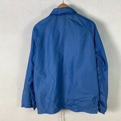 ✨🔔期間限定・特別価格🔔✨ ヴィンテージ ナイロンジャケット 青 ボタン アメリカ古着の画像