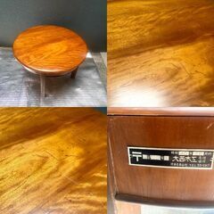 ローテーブル ちゃぶ台 アンティーク 70cm×50cm 郵政の画像