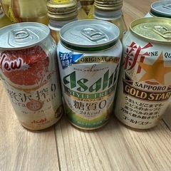 缶コーヒー　缶チューハイ　缶ビール　ジュースの画像