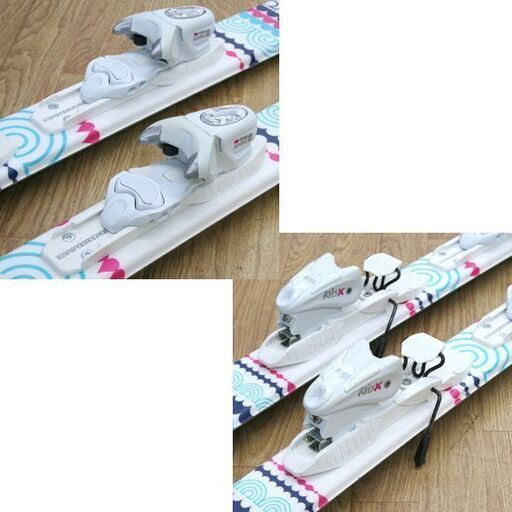 ROSSIGNOL terrain スキー板 140cm 140cm 子供用 スキー 2点セット ロシニョール カービングスキー