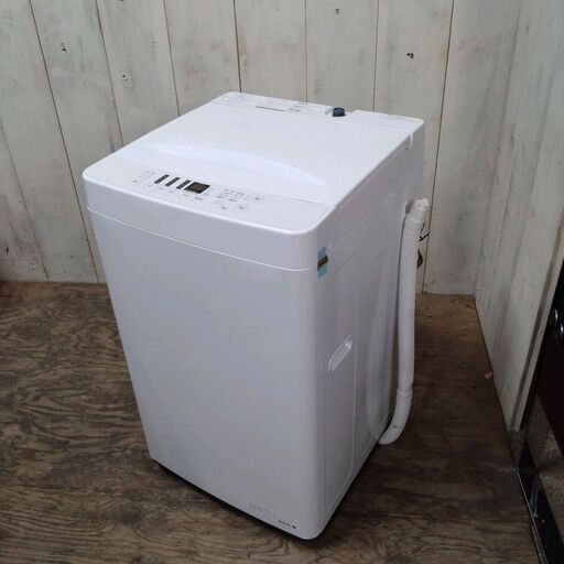 10/24 終 2021年製 Hisense 全自動電気洗濯機 AT-WM5511-WH 動作確認済み 5.5kg 幅540x奥行540x高さ880mm 菊HG