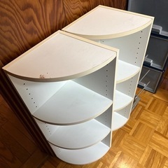 無料　カラーボックス　2つの画像